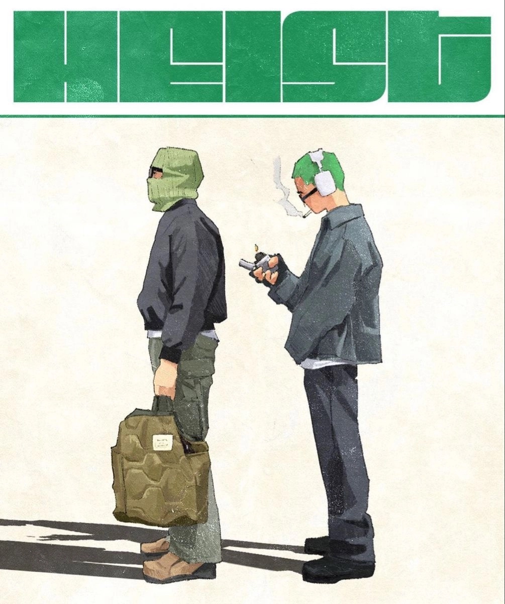 HEIST illustration reference